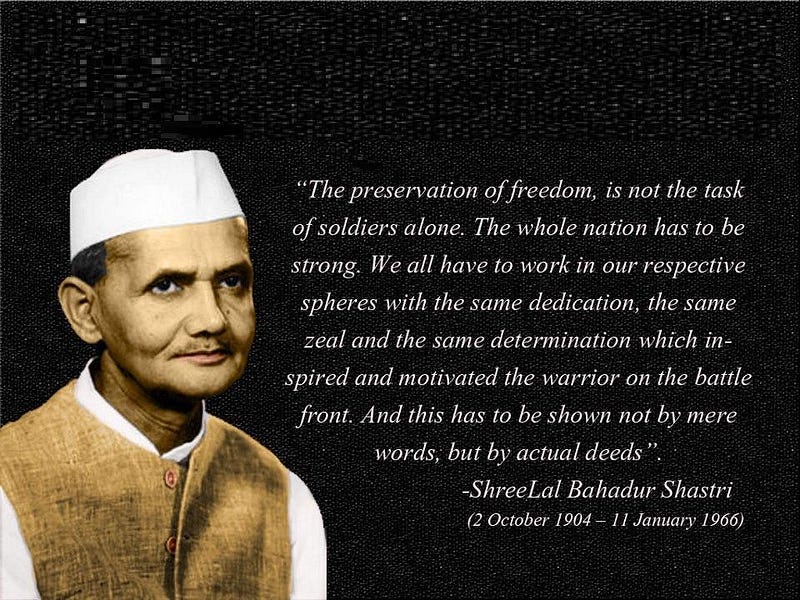 Lal Bahadur Shastri: The Epitome of Simplicity and Courage